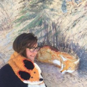 Fox Scarf-Mohair