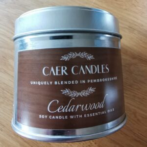 Organic Soy Candle-Cedarwood