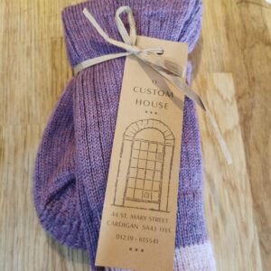 Wool Socks-Lilac 4-7