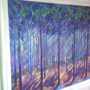 Cathedral Trees-Original Painting On Canvas