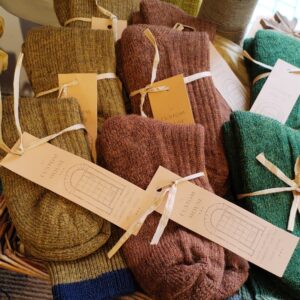 Wool Socks-Mustard 4-7